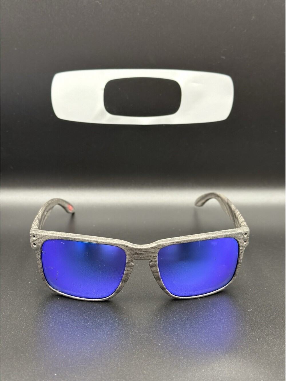 Oakley Holbrook Woodgrain/Violet Iridium Lenses(No Icons/Rivets)